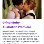 Gabe Dunn Instagram - We’re 20 percent funded already on @youandiyouandmefilm AND Grindr Baby is getting an Australian premiere! (The little short that took me around all 2022 and got so much love.) Just announced catch it at @queerscreen Bi+ Shorts in February!