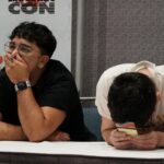 Gabe Dunn Instagram - What a cute little time had by all at the trans masc rep panel at LA Comic Con. @avi_roque and I fell in love as you can clearly see.