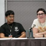 Gabe Dunn Instagram - What a cute little time had by all at the trans masc rep panel at LA Comic Con. @avi_roque and I fell in love as you can clearly see.