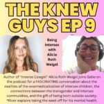 Gabe Dunn Instagram - BRAND NEW EPISODE IS UP with @xoxy_alicia all about the connections and solidarity of the intersex and trans communities! River explains taking the week off for his mental health, and Gabe and Alicia have a moving and informative conversation about bodily autonomy, intersex children, and her own journey.