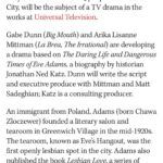 Gabe Dunn Instagram - I can’t wait for u all to meet eve :) Gender non conforming people are not new. You just haven’t heard about the most important ones. It’s been so wild immersing myself in the world of 1920s queer activism as everything falls apart around us. If you need some inspiration, check out Jonathan’s biography of Eve and get on board for the TV show!! Huge thanks to @arikalisanne and @universaltv and @vervetla and @sssadeghiannn 🏳️‍⚧️🏳️‍🌈 📚✡️🍻