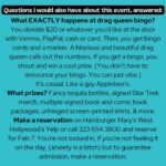 Gabe Dunn Instagram - Reserve your spot and reward the greatest neurodivergent flyer ever made. @hamburgermarysweho Prizes from @21seeds, @isacamillebriones, @missmanhattanny, @allisonraskin, Star Trek, Goosebumps, @yourewrongaboutpod and more!! Plus, confirmed hotties are attending. West Hollywood, California