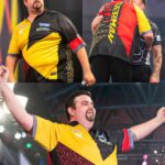 Gabriel Clemens Instagram - 🇩🇪 𝐃𝐀𝐍𝐊𝐄 𝐆𝐀𝐆𝐀 für diese WM! ❤️ Du hast Darts-Deutschland verzaubert und unseren wunderbaren Sport in neue Sphären geschossen! 💫Wir verneigen uns! 🙏🏼🥰 🎨: @houseofdarts Alexandra Palace