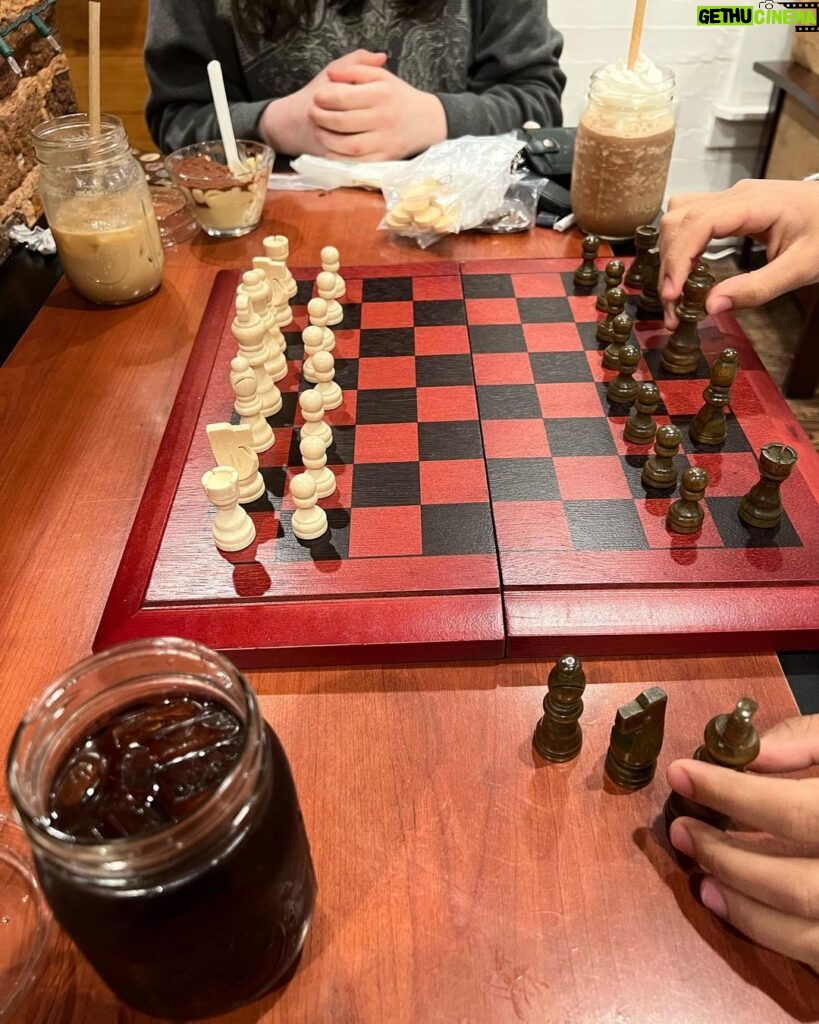 Gabrielle Echols Instagram - Nirvana, Thousand Hills Coffee, Chess, and Cherry Blossoms