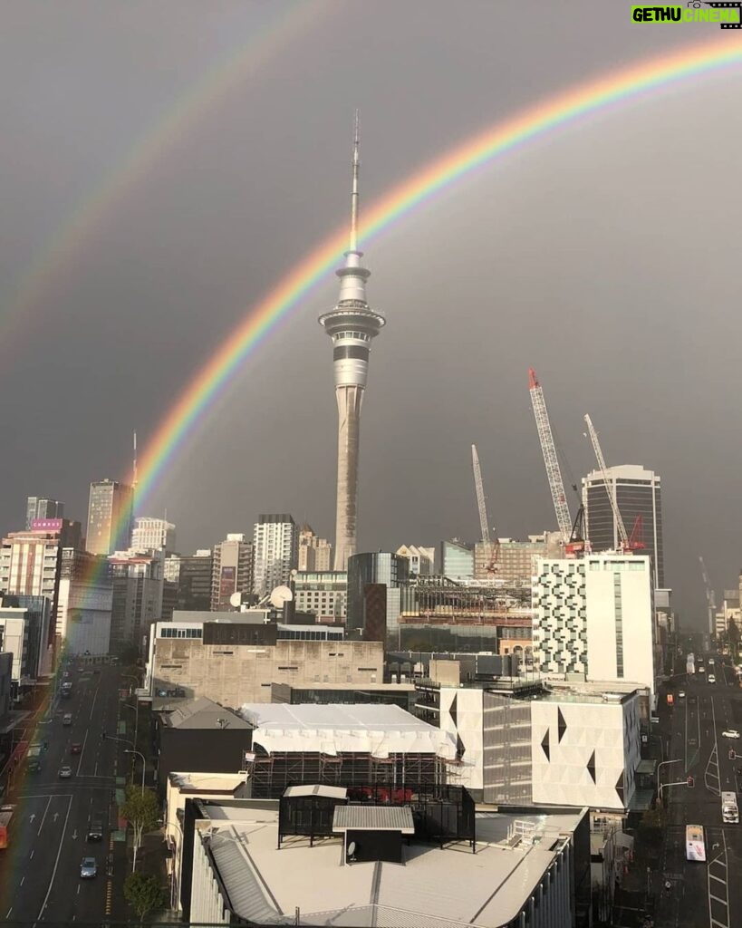 Gabrielle Echols Instagram - double rainbow :) #doublerainbow Auckland, New Zealand