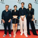 Gaia Weiss Instagram - Thank you for such a warm welcome to #MarieAntoinette @festivaldelafiction - It felt very special to open this edition of the festival and present the series to the world for the first time. I'm really excited for everyone to discover it soon! 📷 @carolineduboisphotographie @sylvainlefevregetty
