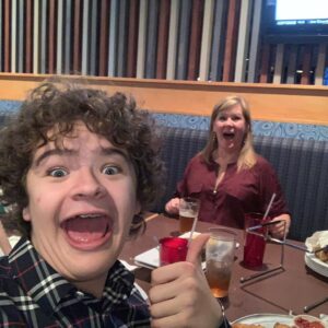 Gaten Matarazzo Instagram - Happy birthday to the best mama ever. TRIVIA CHAMPIONS OF 2020!!!! Team A.V. Club takes 1st place! @therealcalebmclaughlin was here too but he left before we took the title. Couldn’t have done it without you bud! But again, happy birthday mama. You’re not only the reason I get to be alive but also the reason I get to do what I love. Love you so much and I hope it was the best day for you. Also happy birthday to her twin brother Dave in Michigan. Miss you so much dude. Love you both and happy birthday!