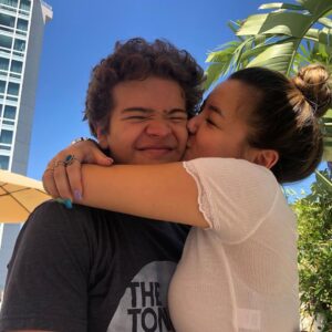 Gaten Matarazzo Instagram - Love my family. Into the Woods weekend @hollywoodbowl