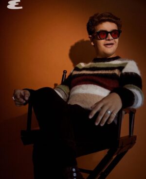 Gaten Matarazzo Instagram - Great chat with @brady_langmann2 for @esquire