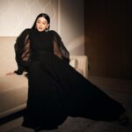Gauahar Khan Instagram - Black Magic 🖤 Outfit : @aanchalvijaywargi Earring : @h.ajoomal Styling : @devs213 assisted by @krutikaa_sharma Clicked : @visualaffairs_va Mumbai, Maharashtra
