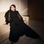 Gauahar Khan Instagram - Black Magic 🖤 Outfit : @aanchalvijaywargi Earring : @h.ajoomal Styling : @devs213 assisted by @krutikaa_sharma Clicked : @visualaffairs_va Mumbai, Maharashtra