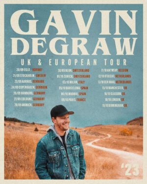 Gavin DeGraw Instagram - I’m headed to the UK and EUROPE this fall! Tickets go on sale THIS FRIDAY March 17 at 10am local venue time. Will I see you there?