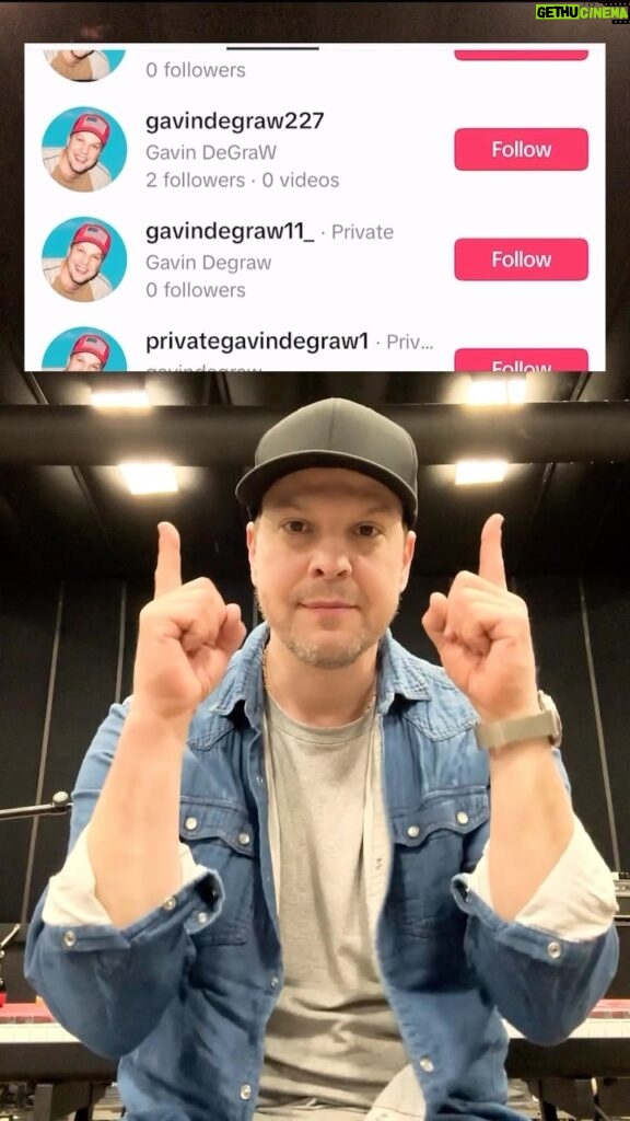 Gavin DeGraw Instagram - ⚠ Can I have everyone’s attention please? ⚠ You will never get a message from anyone other than me.
