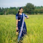 Gayathri Sri Instagram - 💙 Outfit @ledarla_design_studio Photography @daviddanield11 Mua @inja_makeup_studio #gayusri
