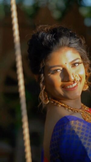 Gayatri Jadhav Instagram - Caption this … 💖🧿

Location : @hotel_chul_angan

Costume Styling Draping : @raj_makeover18 

Makeup nd Hair style : @raj_galphade18 

Photography nd videography : @shreyaskhade_photography

#traditionalsaree #raj_makeover18 #rajgalphade_official_1#traditional #navari #makeup #theme #shoot #shooting #concept #maharatrianlook #culture #virałpost #explorepage #explorerpage