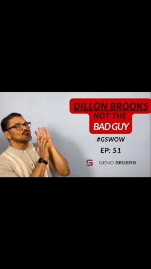 Geno Segers Instagram - Ep: 51 Geno Segers Words of Wisdom. “Dillon Brooks, Not the Bad Guy” #GetSum #GrindSmart #SteadyGrind