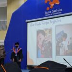Gina S. Noer Instagram - Pada titik Biru & Bung yang baru ini, makin sadar kalau anak memang tak pernah dilahirkan untuk menjadi milik orangtuanya. Sejak lahir, semua anak adalah milik dunia dan cita-cita yang akan mereka bangun perlahan. Jadi, mungkin perayaan kelulusan sebenarnya perayaan menuju kemandirian yang lebih utuh, pemikiran yang lebih merdeka, dan kebaikan yang lebih berani. Wisuda juga jadi pengingat tiap orangtua bahwa anak-anak kita ini tumbuh baik dalam kasih serta niat baik banyak orang. Apalagi ini anak-anak yang bertahan gigih belajar dalam ujian pandemi. Sehingga terima kasih kami untuk seluruh guru, pengurus, manajemen, dan para kawan murid serta orangtuanya. Sungguh kehormatan bisa sejalan sevisi selama 6 dan 9 tahun di Tara Salvia. Selamat untuk semua lulusan Sadanawa & angkatan 13riliant @tara.salvia Walau berpisah tetapi doa kami selalu mengiringi kalian. Paling penting, selamat untuk Biru & Bung. Bangga sekali dengan kerja keras kalian 💙💚 Tara Salvia School