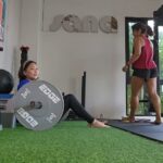 Gina S. Noer Instagram - My other first 25 kg: Kas Glute Bridge. Alon alon asal kelakon never feel this good 😂🏋️ SANA
