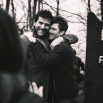 Grégory Fitoussi Instagram - Bromance avec mon Realisateur @ivanfegyveres Season 2. Thank you my friend. That was a hell of a ride!!! Merci pour les photos @ale_clemenza #walkyries #tf1 #serie #actor