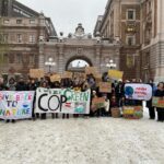Greta Thunberg Instagram - Climate strike week 277. This week people all over the world are protesting to demand real climate action and climate justice from #COP28 currently taking place in Dubai. We need the fossil fuel lobbyists out of climate negotiations, and no more empty promises! #FridaysForFuture #ClimateStrike #PollutersOut Parliament House, Stockholm