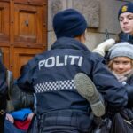 Greta Thunberg Instagram - We have now closed 10 ministries in Oslo! The police have removed us from multiple ministries the last three days, but we are back! If you want to support us you can: - Donate money to Natur og Ungdoms fundraiser to help organize the demonstrations and to help cover the fines that the demonstrators has gotten the last few days - Spread information about the ongoing human rights violation in Norway - Sign the petition @amnesty_norge has made to remove the windmills at Fosen Foto nr 7-8: Thor Due
