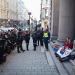 Greta Thunberg Instagram - We have now closed 10 ministries in Oslo! The police have removed us from multiple ministries the last three days, but we are back! If you want to support us you can: - Donate money to Natur og Ungdoms fundraiser to help organize the demonstrations and to help cover the fines that the demonstrators has gotten the last few days - Spread information about the ongoing human rights violation in Norway - Sign the petition @amnesty_norge has made to remove the windmills at Fosen Foto nr 7-8: Thor Due