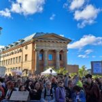 Greta Thunberg Instagram - School strike week 212. #FridaysForFuture #ClimateStrike #RöstFörRättvisa #PeopleNotProfit Parliament House, Stockholm