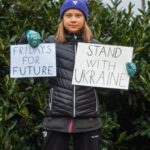 Greta Thunberg Instagram - School strike week 185. #FridaysForFuture #ClimateStrike #PeopleNotProfit #StandWithUkraine