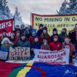 Greta Thunberg Instagram - Yesterday I and three other activists from @fridaysforfuture.swe joined local Sami activists for a manifestation in Gállok. Here, on indigenous land, a British mining company wants to build a mine. That would be a disaster for the climate and environment. The Sami communities affected have clearly and repeatedly said no to this mine. We now await the Swedish government’s decision on whether they will allow this to happen or not. The short-term profits of a British mining company cannot be prioritised over the culture and rights of the Sámi people, as well as our climate, biodiversity and clean air and water. No matter what the people in power might claim, this mine will not be a part of a “green transition”. The time for false, neo-colonial climate “solutions” is over. The Swedish government must end the colonisation of Sápmi and the exploitation of people and nature. Sign the petition in my profile to show your support! #NoMineInGállok #StandWithSápmi #PeopleNotProfit