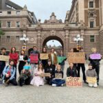 Greta Thunberg Instagram - Climate strike week 267. #StopRosebank #FridaysForFuture #ClimateStrike #EndFossilFuels Parliament House, Stockholm
