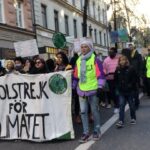 Greta Thunberg Instagram - School strike week 166. Global climate strike in Stockholm! #UprootTheSystem #FridaysForFuture #ClimateStrike Stockholm, Sweden