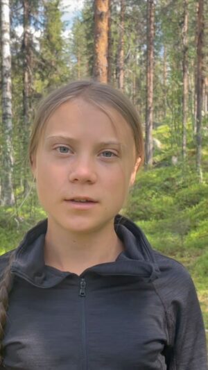 Greta Thunberg Instagram - We ask the European Commission @ursulavonderleyen and @frans__timmermans to remove forest biomass from the Renewable Energy Directive. You can plant trees, but you cannot plant forests. Forests are not renewable. Sign the petition in bio and use the hashtag #StopFakeRenewables to put pressure on them. 

#UniteBehindTheScience #ClimateJustice #UprootTheSystem #FightFor1Point5