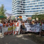 Greta Thunberg Instagram - Week 252. Today activists have been blocking the Swedish government’s “climate meeting”, where they have invited Sweden’s biggest polluters, but not climate scientists, youth and environmental- and climate movements. We need people in and polluters out! #FridaysForFuture #ClimateStrike #TomorrowIsTooLate