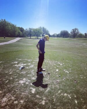 Griffin Wallace Henkel Instagram - Nothing too #important … 

#emotional support dogs, golfing with the #Light and other #stuff