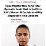 Gugu Mbatha-Raw Instagram - LIFT off!! So excited for this new adventure @netflix with #KevinHart and directed by F. Gary Gray ✈️ Netflix