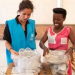 Gugu Mbatha-Raw Instagram - This #InternationalWomensDay, I want to pay tribute to Angelique. I first met Angelique in 2018 at Mahama Refugee Camp. She was one of tens of thousands of women who had been forced to flee Burundi for Rwanda. Angelique was showing me some of the essential items she had just received from @Refugees as she had just arrived in the camp. What struck me about Angelique was her light, her capacity for joy and her resilience in such challenging circumstances. I’m thinking of refugee women like her today — wherever they are in the world — women who have faced unspeakable challenges, but have shown incredible courage. ❤️ #IWD2022 #Rwanda #Burundi ©UNHCR/Jordi Matas
