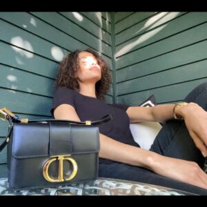 Gugu Mbatha-Raw Instagram - Taking a moment to reflect on the gifts of today. Ranch adventures in Beautiful British Columbia! 🐎☀️Thank you @dior Thank you Universe! #gratitude 
#DiorMicroBag
@ mariagraziachiuri