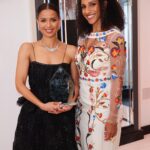 Gugu Mbatha-Raw Instagram – Reflecting on the incredible evening at Harper’s Women of the Year awards. So uplifting to be in the presence of so many inspirational, powerful and joyful women and such an honour to be presented by the brilliant @afuahirsch 

It was truly humbling to receive the Philanthropy Award, because for me, as a Humanitarian, it is rooted in witnessing the resilience, courage and the strength of spirit of so many other women. Women who may never stand in front of a microphone or have their photo in a magazine. Women who I have met on my travels over the last 5 years as Goodwill Ambassador with UNHCR @refugees 
These women have entrusted me with their stories, shared some of the most devastating points in their journey, and have compelled me to amplify their voices.

This award is dedicated to them ❤️

Women of Substance, We Move Forward ✨ Claridge’s