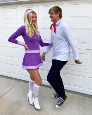 Gus De St. Jeor Instagram - Halloween pt. 1 👻 Fred & Daphne 
#scoobydoo 
.
.
.
I know I’m a little late 🤪 don’t @ me