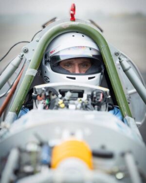 Guy Martin Instagram - After more than a decade in design and build @the_52_express land speed record motorcycle successfully completes its first ever powered run. Ridden by Guy Martin, a sub 90mph test at Elvington Airfield, Yorkshire, enabled the team to carry-out a number of systems and safety checks, establish braking distances and also saw the bike lift up from its stabilisers to run on its own two wheels.

Streamlined bodywork will soon be fitted over the 30ft labyrinth of aero-grade metal tubing. The motorcycle  is powered by a fifty-year-old Rolls-Royce helicopter engine slung behind a 1950s-style cockpit . It is the creation of 77-year-old former motorcycle Grand Prix and TT sidecar racer, Alex Mcfadzean. Ridden by Guy Martin, it is hoped the all British bike will hit 400mph, breaking the current 376mph motorcycle land-speed record, in Bolivia in 2023.

The 52 Express - Land Speed Record Motorcycle Guy Martin @horiba.mira @demontweeksmotorsport  @bellhelmets @project100comms  Vulkoprin nv Dsg Apicom  @ompracing Antigravity Batteries Néos  Firetrace Life Racing.

Full details and more photos available on the @the_52_express Facebook page.

Images and words by the 52 express team