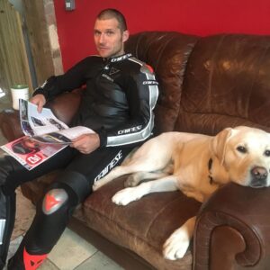 Guy Martin Instagram - Cheers @daineseofficial for the proper leathers. All ready for the next run #project300 #dainese #guymartin #guymartinofficial #newbuzzcut #steve