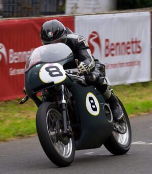 Guy Martin Instagram - Guy took to Oliver’s Mount in Scarborough this weekend gone and he right enjoyed himself. “Well run meeting, good folk and no mither” so he was happy to lend his support to an event that has been good to him over the years. As much as he enjoyed it he realised that his brain is totally wired up for faster machines now and his main focus going forward will be, and has been for some time #PROJECT300. I’m sure we will see Guy jumping onto his Classic BSA every now and then at random events but full steam ahead to be the fastest on a conventional motorcycle! #guymartinracing #guymartin #guymartinproper thanks to Luke @bennetts_bike for the images