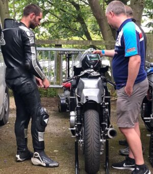 Guy Martin Instagram - Guy took to Oliver’s Mount in Scarborough this weekend gone and he right enjoyed himself. “Well run meeting, good folk and no mither” so he was happy to lend his support to an event that has been good to him over the years. As much as he enjoyed it he realised that his brain is totally wired up for faster machines now and his main focus going forward will be, and has been for some time #PROJECT300. I’m sure we will see Guy jumping onto his Classic BSA every now and then at random events but full steam ahead to be the fastest on a conventional motorcycle! #guymartinracing #guymartin #guymartinproper thanks to Luke @bennetts_bike for the images