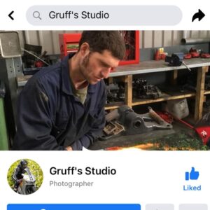 Guy Martin Instagram - Today Caroline from Gruff Studios popped by to get pictures signed for Fathers Day. (Social distance rules applied) Caroline is one of only 3 businesses, @gruffsstudio , Extreme Arts and Gadgets @leewatsonprofessionalhasbeen from IOM and Keith Martin Photography from Lincolnshire who offer first hand genuine Guy Martin signed pictures. Guy has worked with Caroline, Lee and Dean/Keith for many years so check out their Facebook or websites and help to support small businesses. #supporttingsmallbusiness.