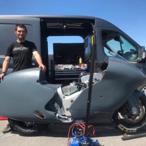 Guy Martin Instagram - May 2018 Project 300 was born. It’s first ever run did a respectable 183.044. June 2019 Guy took to Elvington and did a 257.727. September 2019 another go and he came away with a personal best of 270.965. Back to the shed for the winter until the conditions were perfect to push for the big 300. Then we all went into lockdown. Yesterday Guy had the opportunity to go to an airfield (abiding by social distancing) and have a few practise runs and came away with a 274.76. He was delighted with a new personal best And he is unofficially the fastest man in the UK on a conventional motorcycle. Guy has realised the journey to 300 might take a bit longer. Finding that extra 25mph will be difficult but sure anything worth having does not come by easily! This is not a tv thing, this is just a personal project, think it was a tad too dangerous for them :) #project300 #guymartinracing #guymartin