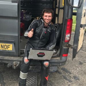 Guy Martin Instagram - Good run out on the Hayabusa yesterday at @straightliners_events. Topped the time sheet on Sunday, with a top speed of only 254mph. Time to change tactic! Watch this space. 

Ta to Pete and Martin for being top lads. 

More tea vicar! 

#guymartin #project300