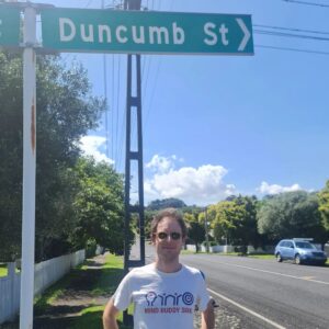 Guy Montgomery Instagram - Here i am on New Zealand's greatest street... and while I'm standing here, you'd have to be an absolute duncumb not to book a ticket to my hot new stand up show coming to Australia and New Zealand this year 

Ticket link sadly lost to the sands of time