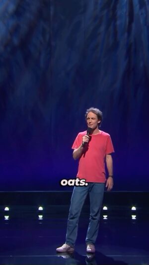 Guy Montgomery Instagram - One of the only jokes I’ve seen where a comedian is crazy enough to say the word oat or oats seven times in less than a minute. That is more than once every ten seconds - see if you can spot them all!