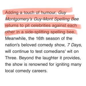 Guy Montgomery Instagram - Your word is… SEASON TWO

Thank you NZ On Air, @kevinandco_nz and @threenewzealand for believing me when I said that there are more words in the world