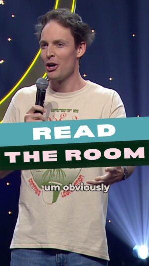 Guy Montgomery Instagram - 🤼‍♂️ Trying and failing to get the right crowd in 🫨

You can watch me read the room tonight on Last Laughs - a beautiful taping of the final gig of @nzcomedyfestival 2023 - at 8:30PM on @threenewzealand . For reasons that are unknown to me this joke did not make the broadcast